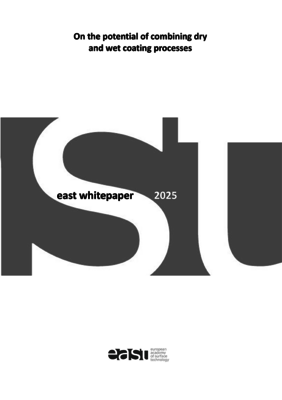 Cover page of the east whitepaper 2025: On the potential of combining dry and wet coating processes